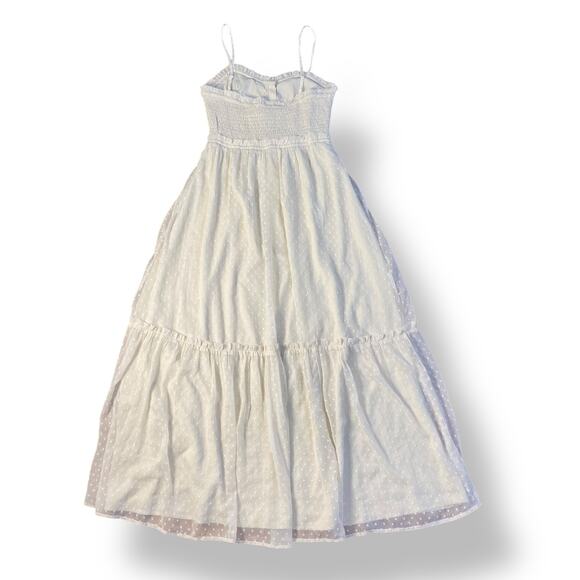 Patrons of Peace Button Front Maxi Dress Womens Size S Cream Boho - Picture 6 of 9